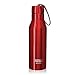 Landnics Stainless Steel Water Bottle, 25oz Vacuum Insulated Sports Water Bottle, Double Wall Leak-Proof Flask Bottle Keep 24hrs Cold/12hrs Hot, BPA Free, Red
