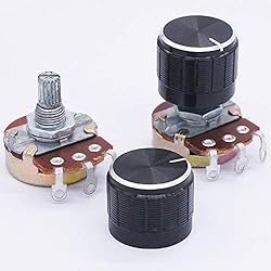 TWTADE / 3pcs Wh138 100k ohm Potentiometer Single