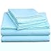 Elegant Comfort 1500 Premier Hotel Quality 4-Piece Bed Sheet Sets, Deep Pockets - Luxurious Wrinkle Free & Fade Resistant, California King, Aqua