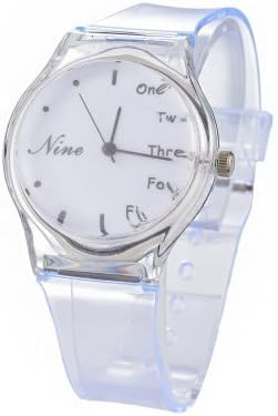 Transparent Silicone Casual Wrist Watch Quartz Men Women