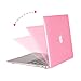 MOSISO Plastic Hard Shell Case & Keyboard Cover Skin & Screen Protector Only Compatible with MacBook Air 11 inch (Models: A1370 & A1465), Crystal Pink