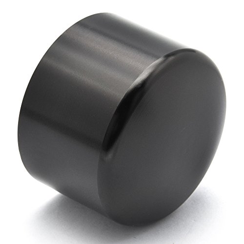 Amazicha Black Front Axle Nut Cover Caps for Harley Street Glides Road Kings Sportster XL 883 1200 - Thumbnail 3