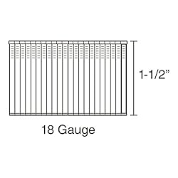 Freeman SSBN18-15 18-Gauge 1-1/2" Glue Collated
