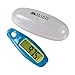 Mabis Instant Ear Thermometer for Quick One Second Readings with Memory and FeverVue Technology - Color Coded Temperature Display, Blue
