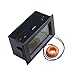 DROK Digital AC 50A Current Tester Ammeter Ampere Detector Amp Testing Meter Blue Backlight LCD Panel Display