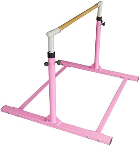 EZ GLAM Adjustable (3'-5') Horizontal Training Bar (4ft Folding Mat Combo Gym Set Should be Choosed)