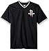 Ultra Game Men's NBA Jersey T-Shirt V-Neck Air Mesh Short Sleeve Tee Shirt, Houston Rockets, Black, Large