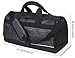 MIER 20 Inch Gym Bag with Shoe Compartment Men Duffel Bag, Black