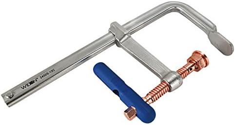 WiltonSpark-Duty Regular F-Clamp, 12" Opening, 5-1/2" Throat, 2660 Lbs. Clamping Force (Model 2400S-12C)