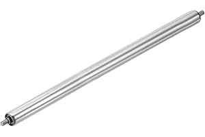 MECCANIXITY Stainless Steel Conveyor Roller 1" Diameter 24" Length Gravity Transmission Replacement Part Galvanized End (Silv