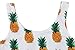 Women's Multi Digital Printed Crop Vest Tank Tops (Pineapple), One size