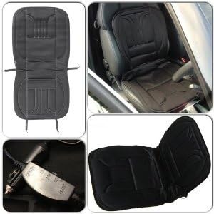 Winter Essential Interior Black Front Comfy Warm Heated Seat Cover Cushion for Corvette C5 (1997-2004) - Heats in Seconds