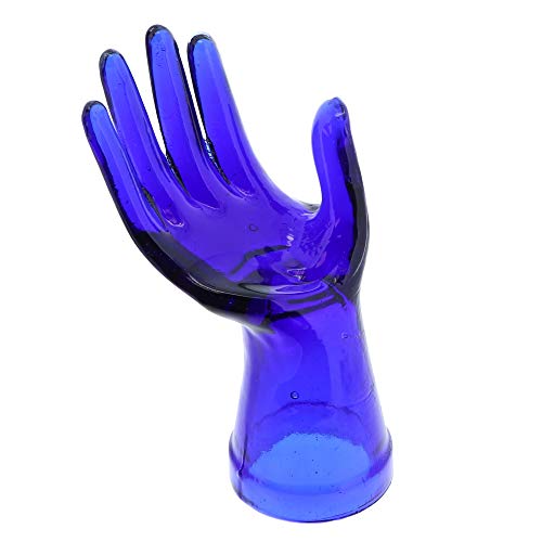 Glass Hand Ring Holder Mannequin Jewelry Bracelet Ring Display