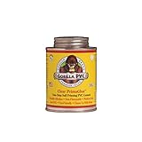 GORILLA PVC R08000 Pvc Glue 8 OZ, Clear