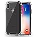 iPhone X Case, Ultra Thin and Slim Clear Soft TPU Bumper Hard Back Panel Anti-Scratch Protective Cover for Apple iPhone X 10 (Clear)