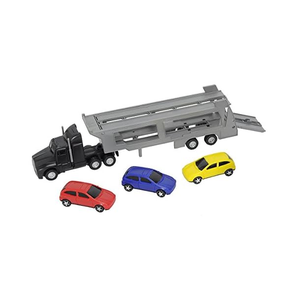Dickie Toys 203746000 - Autotransporter, LKW-Autotransporter, 32 cm