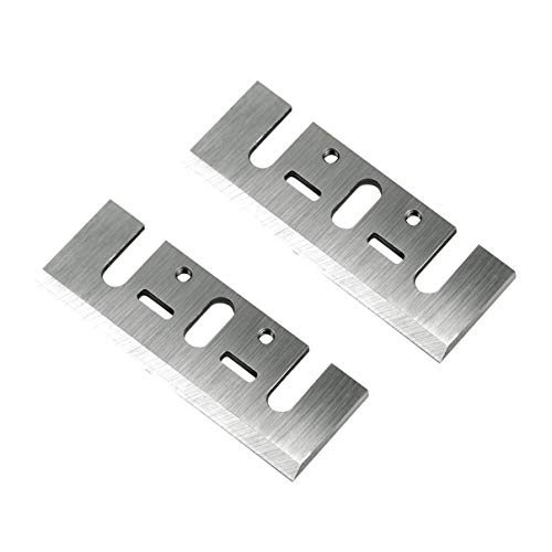 POWERTEC 128341 3-1/4-Inch HSS Planer Blades for Makita D17217 N1900B, Set of 2