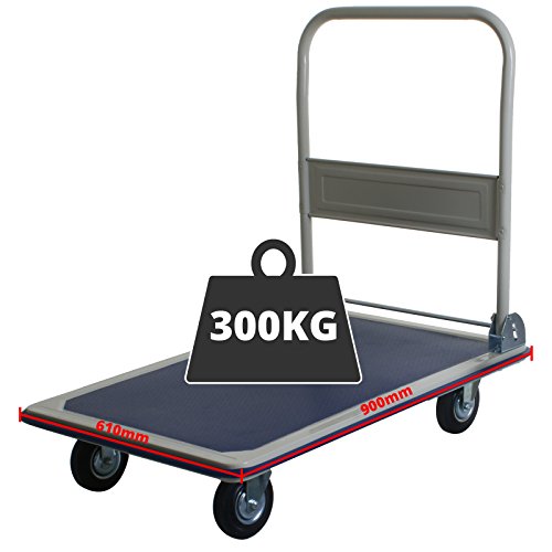 300KG Heavy Duty Folding Platform Hand Truck British Trucking
