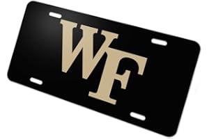 GRAPHICS & MORE Wake Forest University Primary Logo Novelty Metal Vanity Tag License Plate