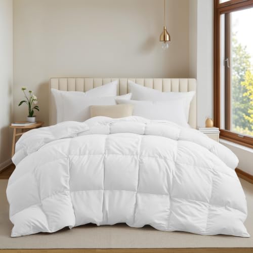 UNIKOME California Size Goose Feather Down Comforter