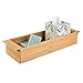 iDesig Formbu Wood Tabletop Storage Handles, Wooden Organizer for Tissues, Candles, Soap, Hand Towels, Toilet Paper, 16.15