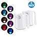 iBetterLife LED Toilet Light Motion Detection 2Pack Motion Sensor Activated LED 8 Color Changing Inside Toilet Bowl Night Light for Bathroom, Decorating Gifts for Adult Kids Boys Potty Training
