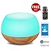 Aromatherapy Diffuser Essential Oil Diffuser with Time Smart Essential Mist Humidifier for Alexa Accessories Smart Home 300ML Oil Diffuser Wood Waterless Auto Shut-Off by YOCGEM
