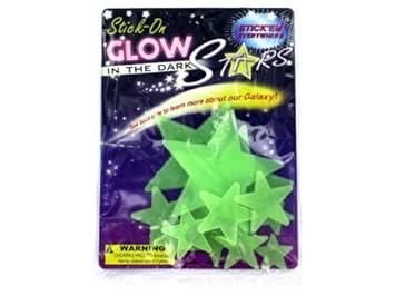 Amazon Com Glow In The Dark Stars Case Of 72 Childrens Light