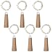 Anpro 6 Pack Wine Bottle Lights, Warm White Cork Lights String Lamp by 3A Battery Operated, for Christmas Party, DIY Decor Party and Wedding