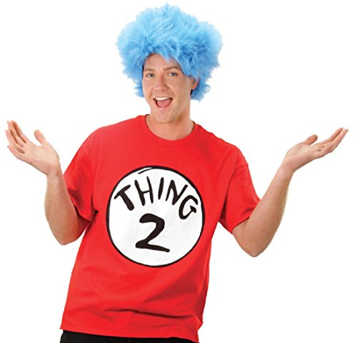 Elope Dr. Suess' Thing Short Sleeve Tee and Wig Set