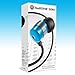 GOgroove Earbud Headphones with Deep Bass & Comfortable Ear Gel Tips (Blue) - in Ear Earphones Featuring Noise Isolating Design, Durable Alloy Driver Housing, & Ergonomic Angled Stay-in Fit