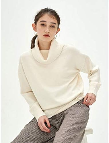 Amazon イェッカ ヴェッカ オフタートルネックニット アイボリー F セーター 通販