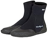 Neo Sport Premium Neoprene Men & Women Wetsuit Boots, Shoes with puncture resistant sole 3mm, 5mm & 7mm for warm, moderate or cold water for watersports: beach, boat, lake, mud, kayak and more! Sizes 4 - 16, Men's 10 / Women's 11