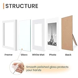upsimples 8x10 Picture Frame Set of 10, Display