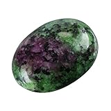 2pcs AAA Natural Ruby Zoisite Oval Cabochon Flatback Semi-precious Gemstone Cabochons 20x15mm #GN18-G