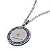 Nurse's Prayer Necklace Pendant With Chain - Nurses Necklace and Gifts Stainless Steel (Blue)