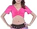 BellyLady Belly Dance Short Sleeved Wrap Top