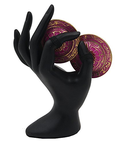 DharmaObjects Belly Dancing OM Namah Pro Finger Zills or Cymbals (Pink)
