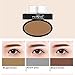 Hanyia Eye Brow Powder Eyebrow Stamp Kit For Perfect Eyebrow Quick Eyebrow Makeup With Eyebrow Brush Stencils Tools
