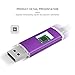 Penobon OTG USB Flash Drive 32GB Memory Stick for Android Phones Thumb Drive Pen Drive for Tablets Jump Drive for Desktop PC (32GB, Purple)