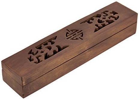 Wooden Coffin Incense Burner Holder Elegant Design For Home Decor- Mango Wood