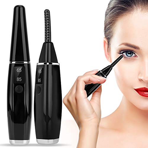 Heated Eyelash Curler, Electric Eyelash Curler【2020 Newest】Mini USB