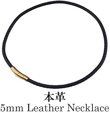 Amazon Abalent アバレント レザーチョーカー 5ｍｍ ネックレス紐だけ 革紐 ネックレス 皮紐 レザーネックレス 本革 かわ 編み込み 黒 ブラック 首輪 簡単装着 スポーツネックレス 45 ネックレス 通販
