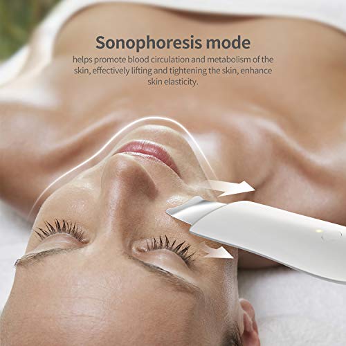 Skin Scrubber, Comedone Extractor Pore Cleaner Blackhead Whitehead Remover Skin Exfoliator Dead Skin Remover, Skin Care Tools Face Spatula for Facial Deep Cleansing Moisturizing and Lifting