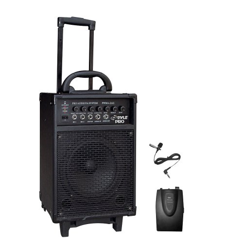 PYLE-PRO PWMA260 300 Watt Wireless Rechageable Portable PA System