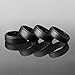 Egnaro Silicone Ring Men, Inner Arc Ergonomic Breathable Design, Mens Silicone Wedding Band 4 Rings / 1 Ring Rubber Wedding Bands, 9mm Wide-2.5mm Thick
