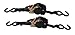 Reese Carry Power 9425500 Black 6' Retractable Ratchet Tie Down - 2 Piece