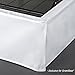 ZINUS SmartBase Bed Skirt, 14 Inch Drop, For Use with SmartBase, Easy On & Off Design - Full