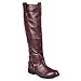 Journee Collection Womens Regular Sized, Wide-Calf and Extra Wide-Calf Ankle-Strap Knee-High Riding Boot