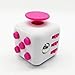 CHIRISEN Fidget Toy Relieves Stress And Anxiety for Children and Adults Anxiety Attention Toy (Pink) (Cube, White Rose)